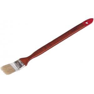 Кисть радиаторная угловая "УНИВЕРСАЛ-МАСТЕР", светлая натуральная щетина, деревянная ручка, 38мм, ЗУБР, 01041-038