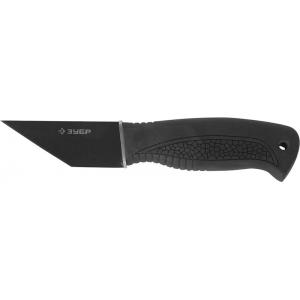 Нож сапожный "ЭКСПЕРТ" с эргономичной обрезиненной рукояткой, 185мм, ЗУБР, 0955