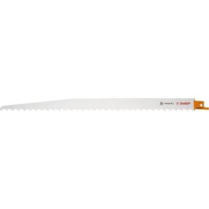 Полотно "ЭКСПЕРТ" S1617K для сабельной эл. ножовки Cr-V,быстрый грубый рез, заготовки дров, 280/8,5мм, ЗУБР, 155707-28