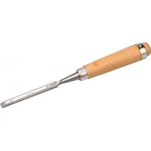 Стамеска-долото "ЭКСПЕРТ" с деревянной ручкой, хромованадиевая, 10мм, ЗУБР, 18096-10