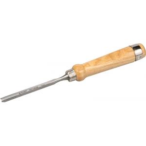 Стамеска-долото "ЭКСПЕРТ" полукруглая с деревянной ручкой, хромованадиевая сталь, 10мм, ЗУБР, 1822-10_z01