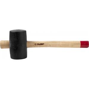 Киянка "МАСТЕР" резиновая с деревянной ручкой, 0,34кг, 55мм, ЗУБР, 2050-55_z01