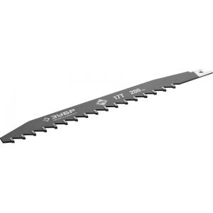 Полотно "ПРОФЕССИОНАЛ" для сабельной электрической ножовки по бетону; 250/200, 17 зубьев, ЗУБР, 159770-17