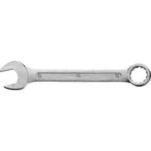 Ключ комбинированный гаечный "СТАНДАРТ", оцинкованный, 27 мм, ЗУБР, 27112-27