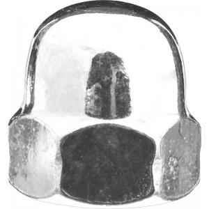 Гайка "МАСТЕР" колпачковая DIN 1587, оцинкованная, M5, 5 кг, ЗУБР, 303680-05
