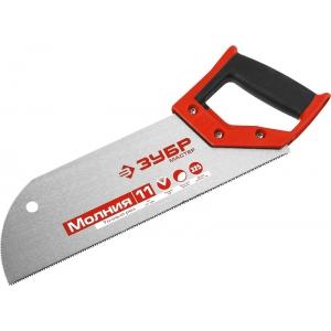 Ножовка для фанеры 325 мм 11 TPI прямой мелкий зуб ЗУБР 15158-30