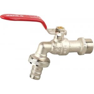 Кран шаровой водоразборный, латунный, 1/2"-1/2", ЗУБР, 51216-1/2-1/2