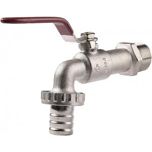 Кран шаровой водоразборный, латунный, 3/4"-3/4", ЗУБР, 51216-3/4-3/4