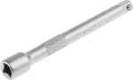 Удлинитель "МАСТЕР" для торцовых головок (1/4"), Cr-V, хроматированное покрытие, 100мм, ЗУБР, 27722-100