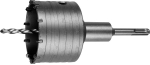 Коронка кольцевая буровая, SDS-плюс хвостовик, 80мм, ЗУБР, 2918-80