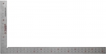 Угольник ЭКСПЕРТ столярный нерж. сталь, шкала: шаг 1 мм, гравированная,ЗУБР