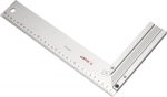 Угольник "ЭКСПЕРТ" столярный, жесткое профилированное полотно, усиленная алюминиевая рукоятка, 300мм, ЗУБР, 34395-30