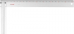 Угольник "ЭКСПЕРТ" столярный, жесткое профилированное полотно, усиленная алюминиевая рукоятка, 500мм, ЗУБР, 34395-50
