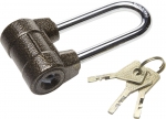 Замок навесной "МАСТЕР" облегченный, дисковый механизм секрета, ключ 7 PIN, удлиненная дужка d-10мм, 60мм, ЗУБР, 3720-4-01_z01