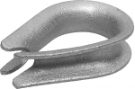 Коуш DIN 6899, оцинкованный, 10мм, ТФ6, 1 шт, ЗУБР, 4-304496-10