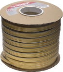 Уплотнитель резиновый самоклеящийся профиль P, белый, ЗУБР