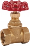 Кран вентильный латунный,3/4", ЗУБР, 51210-3/4