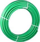 Труба металлопласт. "ШиреФит" с теплоиз., 20мм, толщ.стенки 2мм, мет. слоя 0,4мм, макс. давл. 10атм при 95°С, 50м, ЗУБР, 51457-20