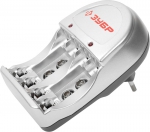 Зарядное устройство для никель-металлгидридных аккумуляторов, в блистере, время зарядки 6 часов, 4хААА/АА, ЗУБР, 59233-4