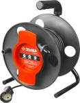 Удлинитель "МАСТЕР" на катушке, 2200 Вт, 30 м, ЗУБР, 55075-30