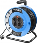 Удлинитель "ПРОФЕССИОНАЛ" на катушке, 3500 Вт, 50 м, ЗУБР, 55082-50