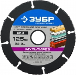 Отрезной круг "ПРОФЕССИОНАЛ" для УШМ 125 мм ЗУБР 36859-125