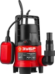 Насос М1 погружной дренажный для грязн воды 400 Вт ЗУБР НПГ-М1-400