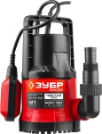 Насос М1 погружной дренажный для чистой воды 400 Вт ЗУБР НПЧ-М1-400