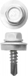 Саморезы СКМ кровельные RAL 9003 белый 19 x 5.5 мм 2 500 шт ЗУБР 4-300310-55-019-9003