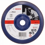 КЛТ 180мм K80 B.f.Metal/Inox прям,пласт BOSCH 2608607344